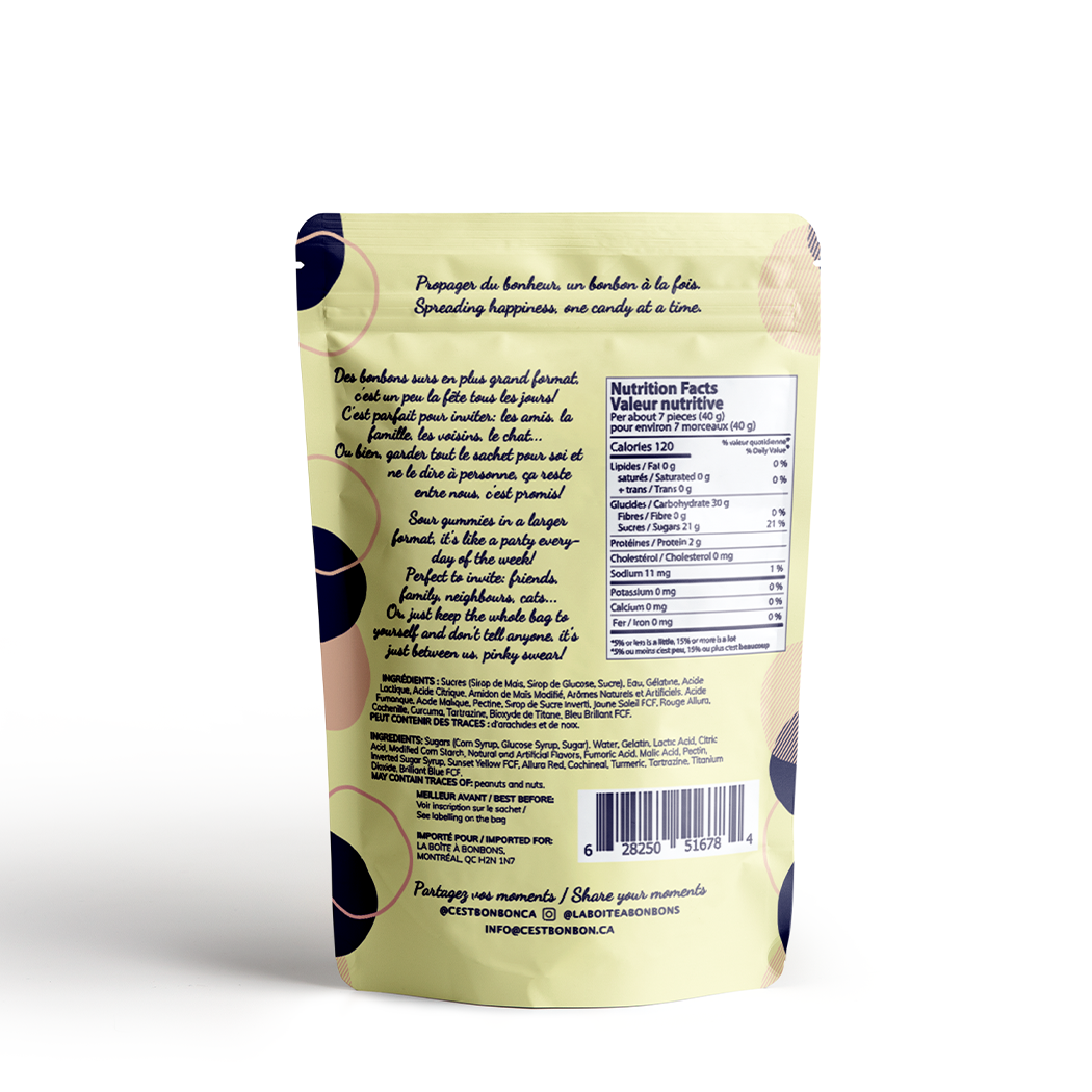 La boîte à bonbons - Sour Mix - Large - Gummy Candies