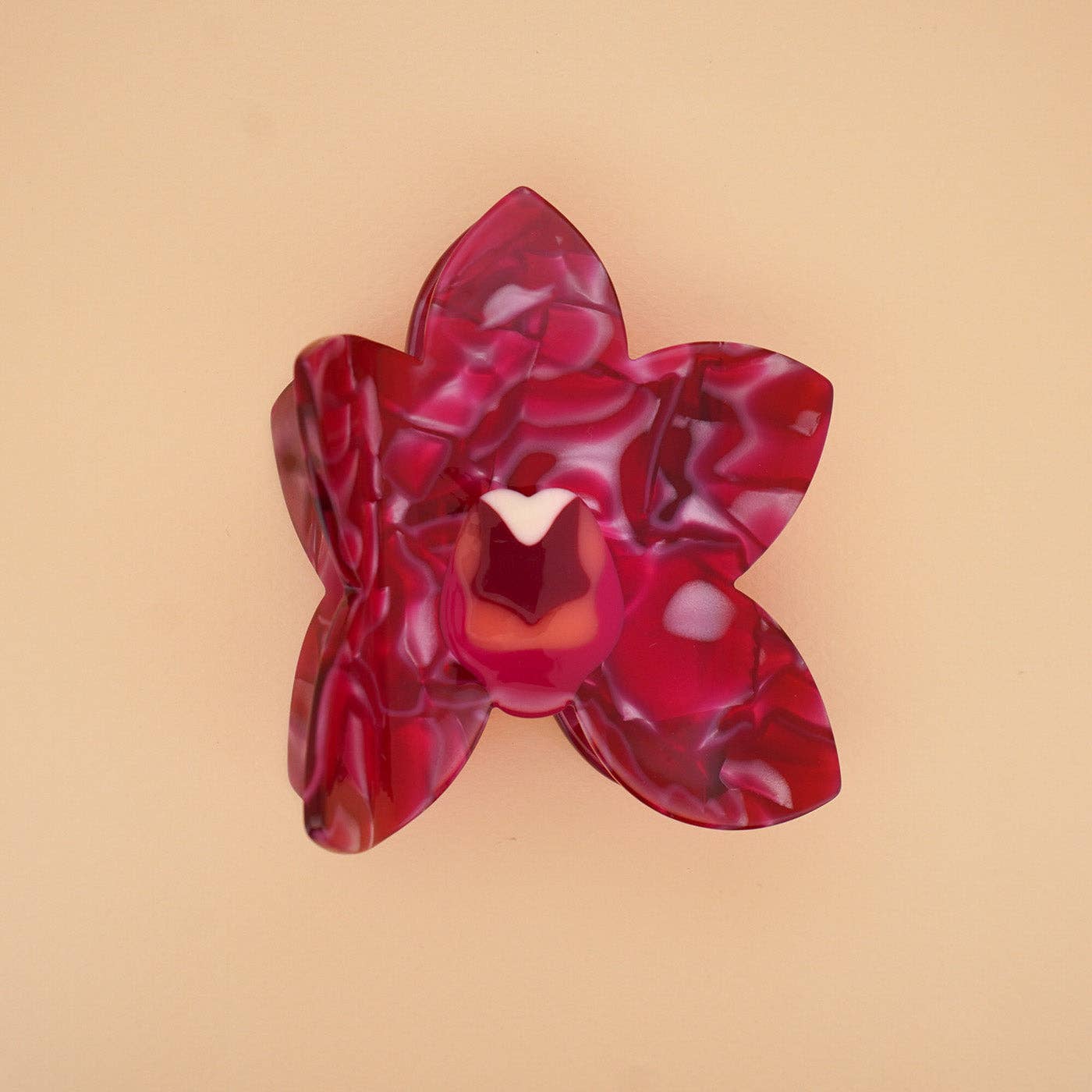 Paulina Otero - Orchid Hair-Claw in Fuscia: Big