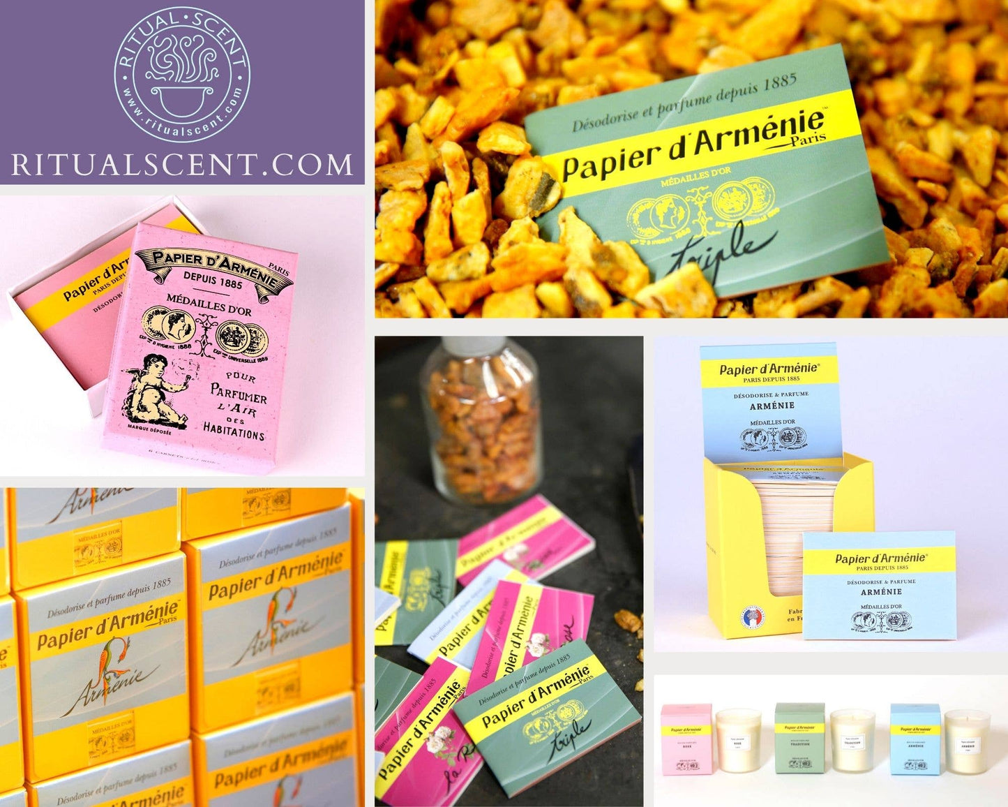 Ritual Scent - Papier d'Arménie French Incense paper booklets (darmenie): Traditional