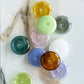 BOTANICA - Bubble Incense Holder: Blue Milk Glass