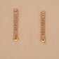 Paulina Otero - Clear Zirconia Baguette Ear Jackets