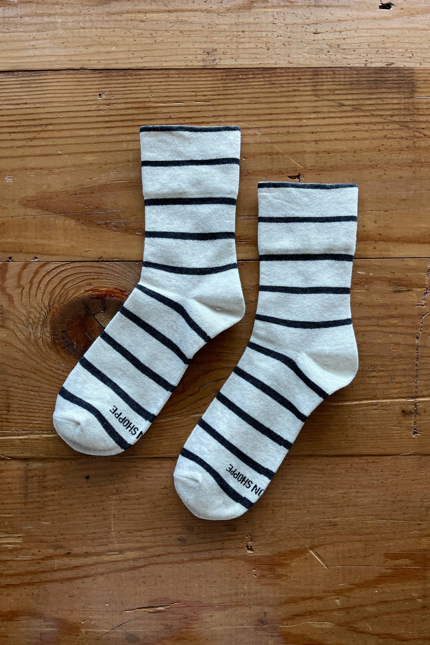 Le Bon Shoppe - Wally Socks: Wide / Red Stripe