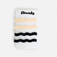 CHUNKS - Slides in Wavy Cream + Black