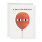 Red Cap Cards - A Balloon friendship greeting card