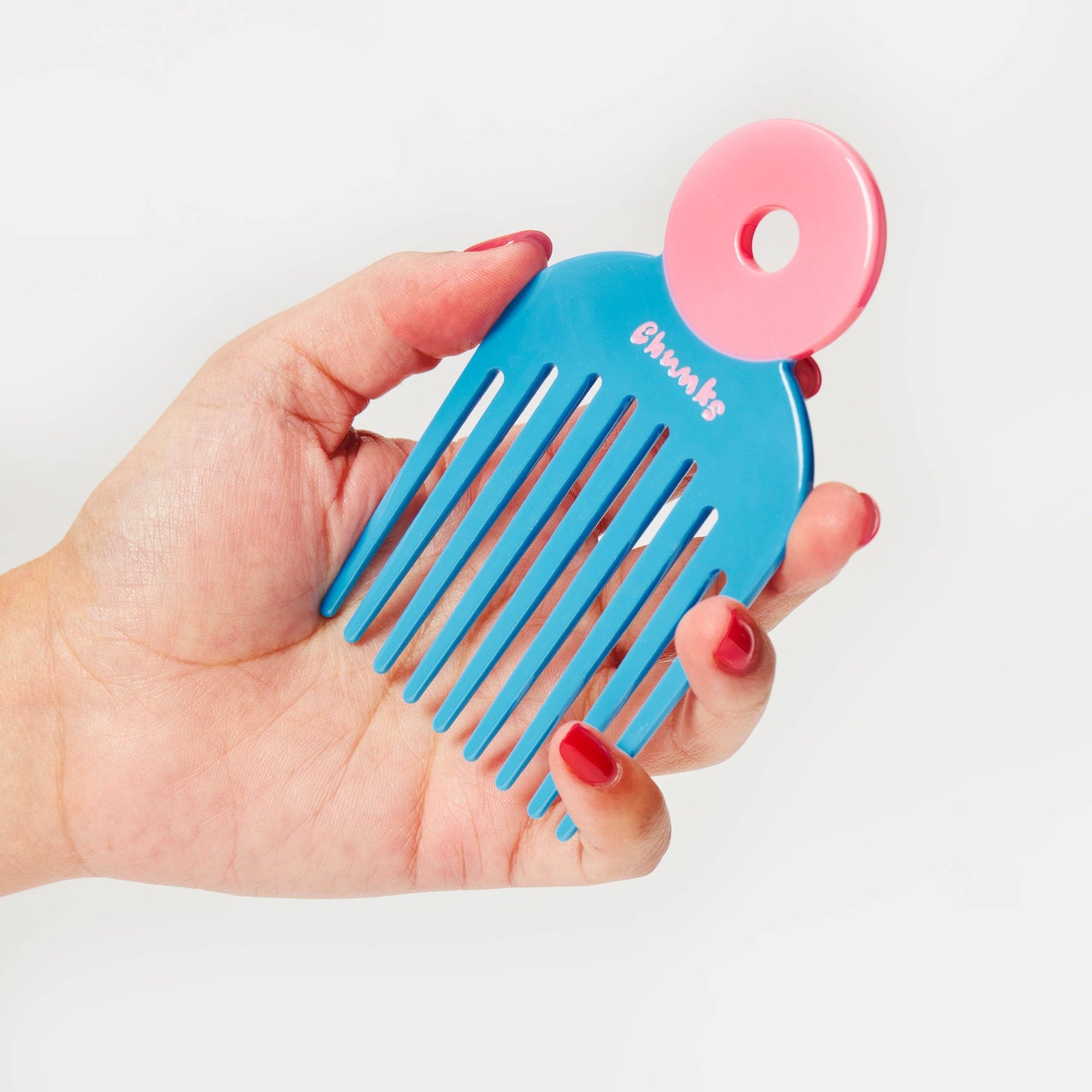 CHUNKS - Pick Comb in Blue + Pink