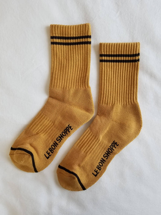 Le Bon Shoppe - Boyfriend Socks: Biscotti