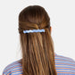 CHUNKS - Skinny Wave Barrette in Periwinkle