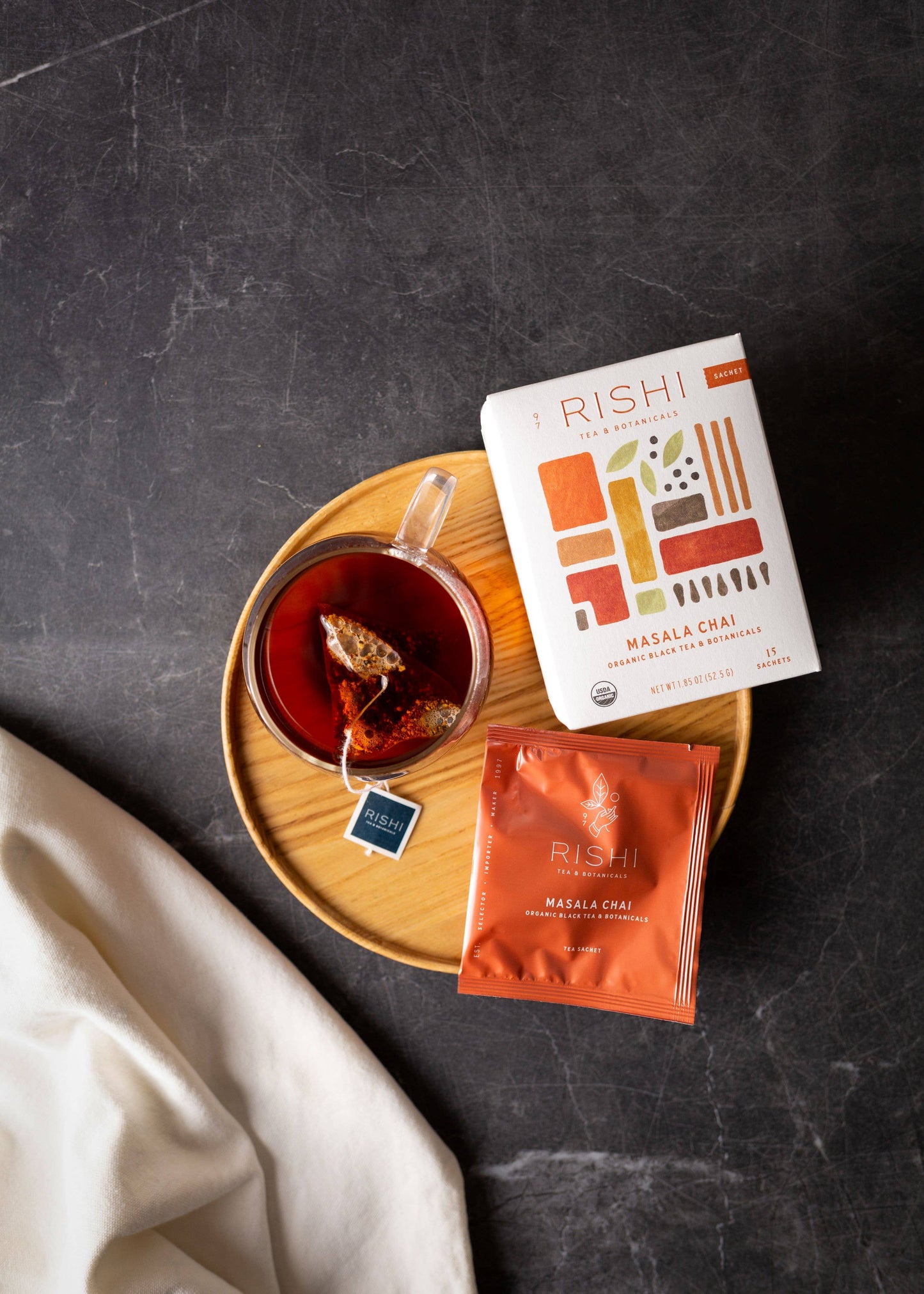 Rishi Tea & Botanicals - Masala Chai Organic Black Tea Sachets