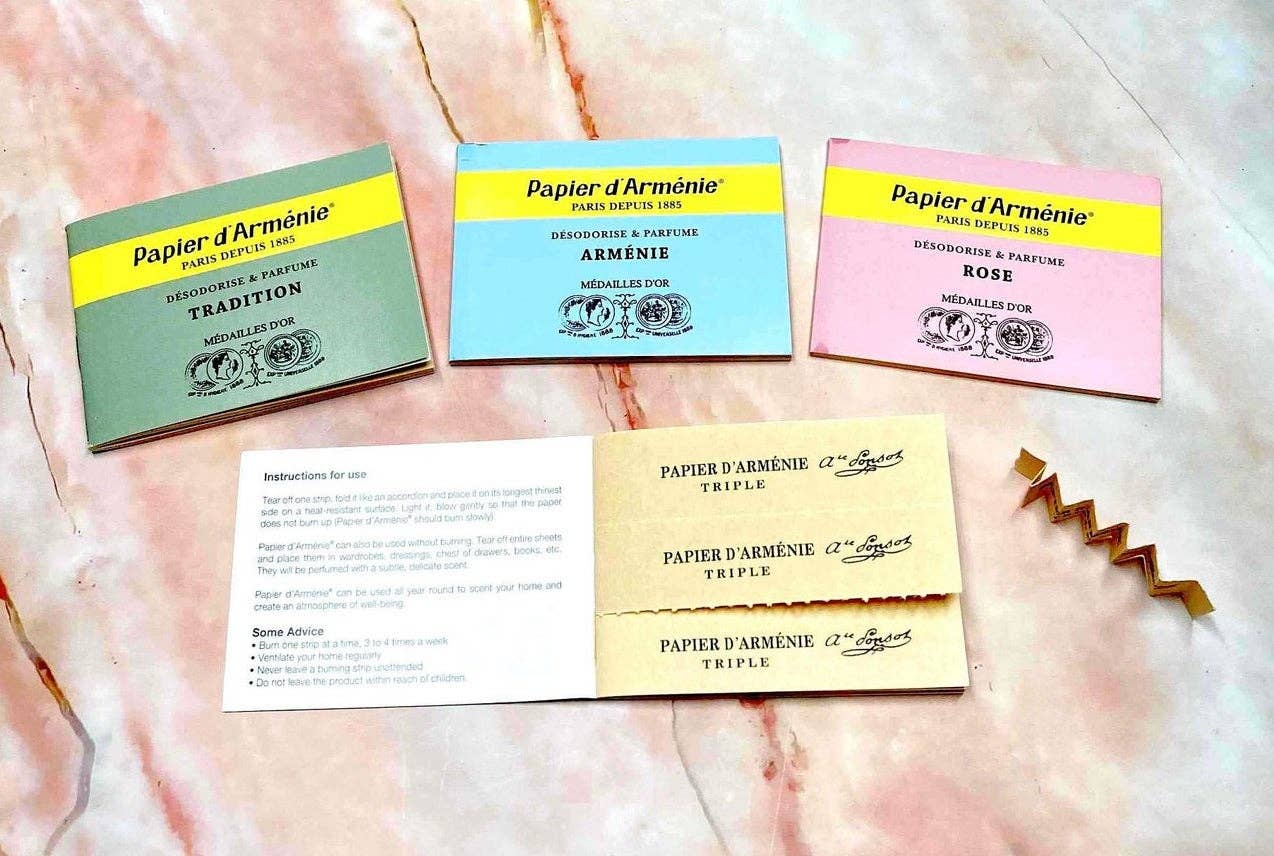 Ritual Scent - Papier d'Arménie French Incense paper booklets (darmenie): Traditional