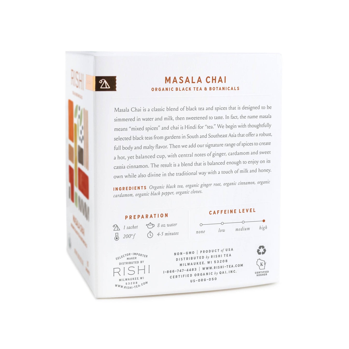 Rishi Tea & Botanicals - Masala Chai Organic Black Tea Sachets