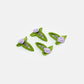 CHUNKS - Rosette Snap Clips in Lilac