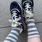 Le Bon Shoppe - Wally Socks: Wide / Green Stripe