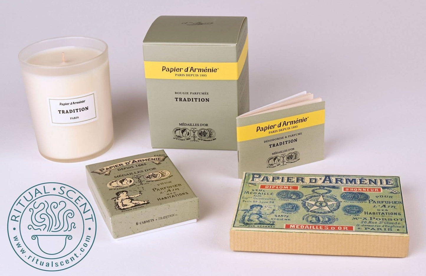 Ritual Scent - Papier d'Arménie French Incense paper booklets (darmenie): Traditional