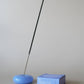 BOTANICA - Bubble Incense Holder: Blue Milk Glass