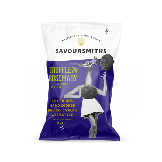 Truffle & Rosemary Potato Chips | Savoursmiths 150g