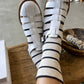 Le Bon Shoppe - Wally Socks: Wide / Green Stripe