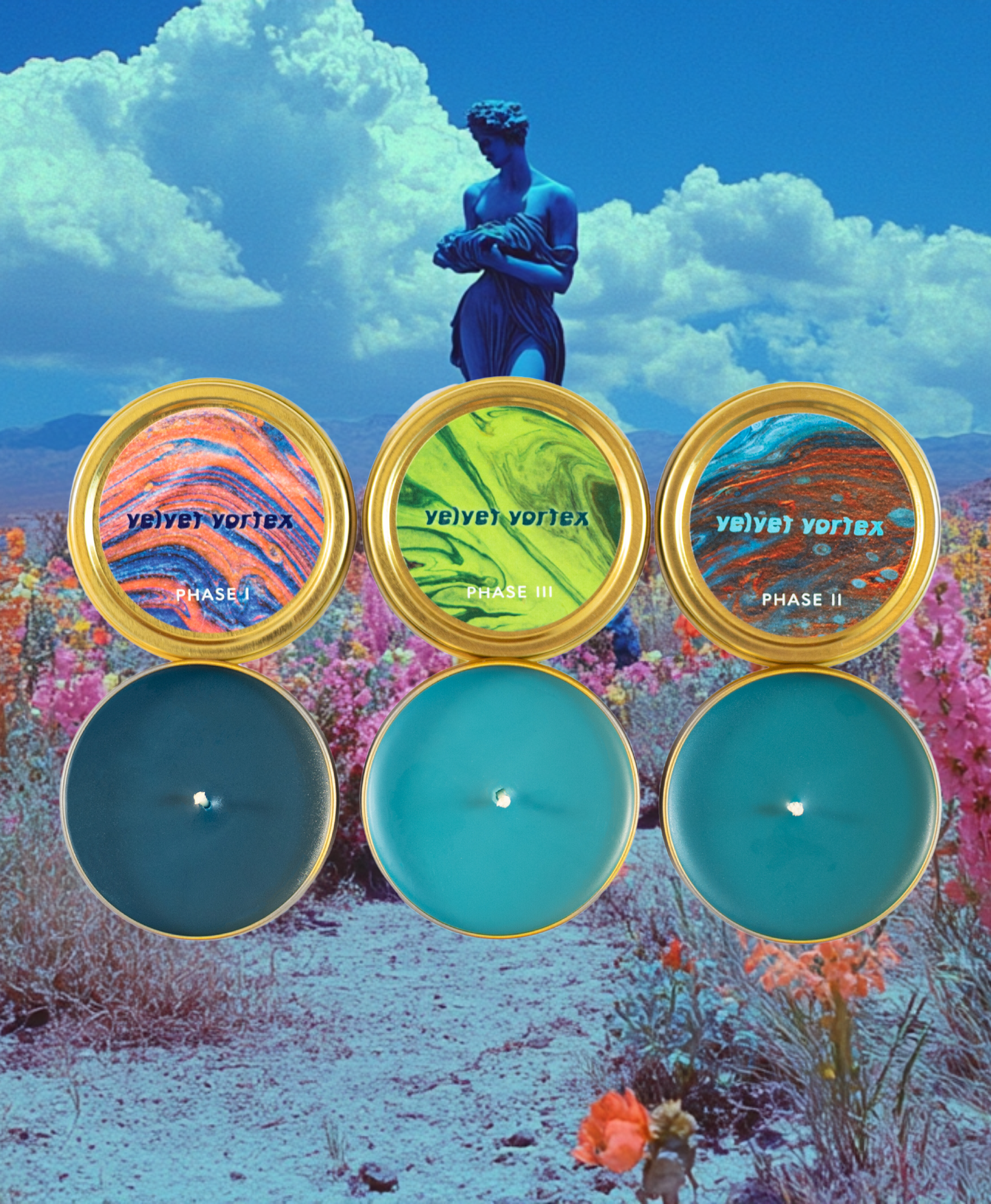 Velvet Vortex - Phase II Travel Candle Tin
