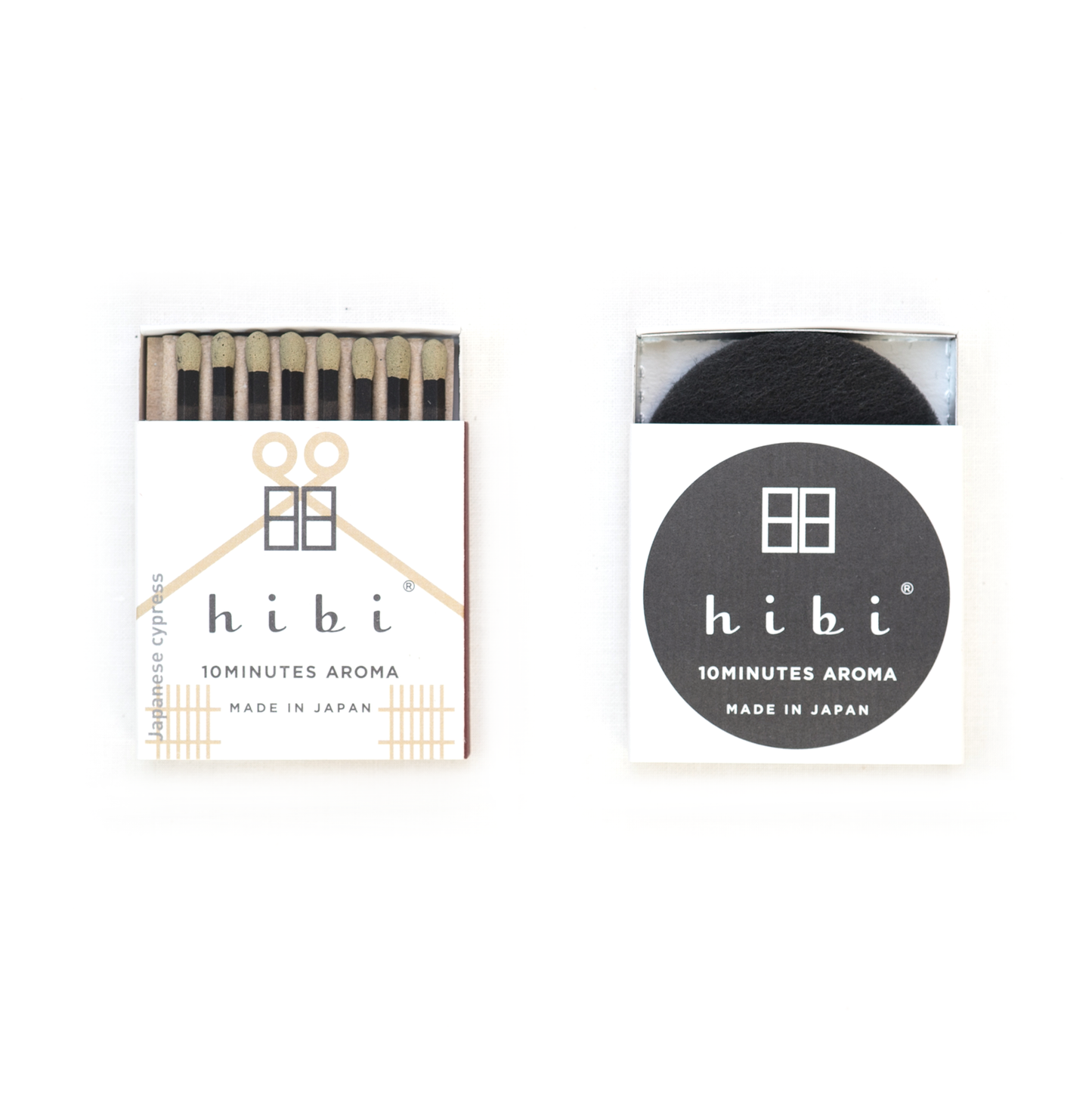 Hibi - Box of 8 Incense Matches: Yuzu