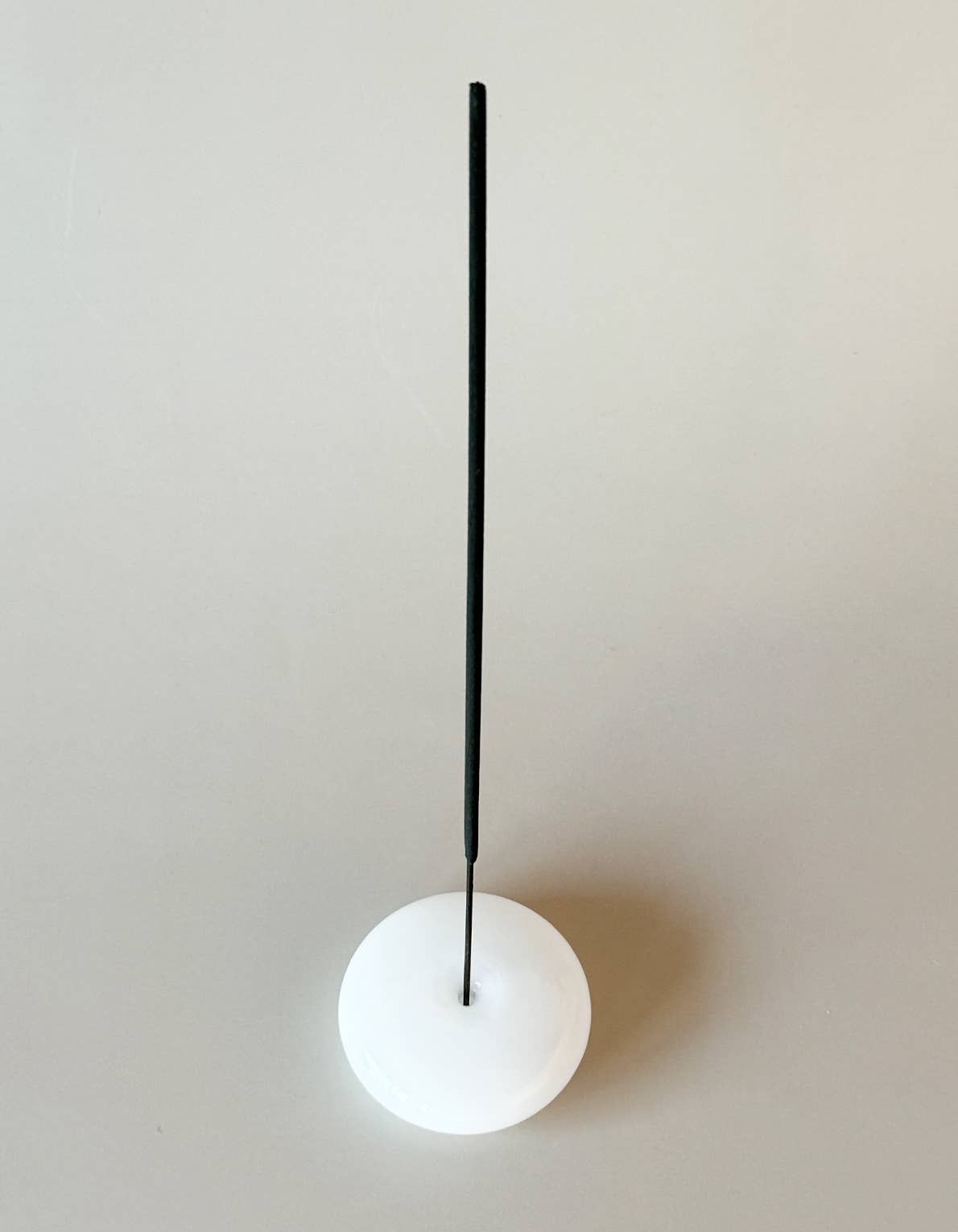 BOTANICA - Bubble Incense Holder: Jade Milk Glass