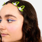 CHUNKS - Rosette Snap Clips in Lilac