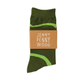 Jenny Pennywood - Crew Socks - Ziggy in Lime & Moss