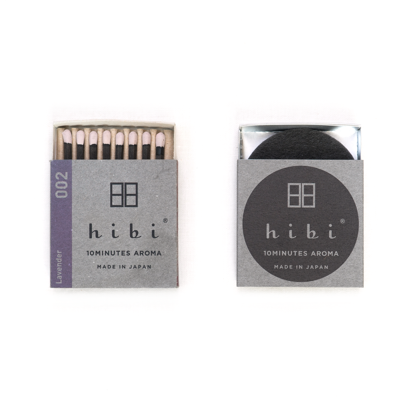 Hibi - Box of 8 Incense Matches: Ambergris