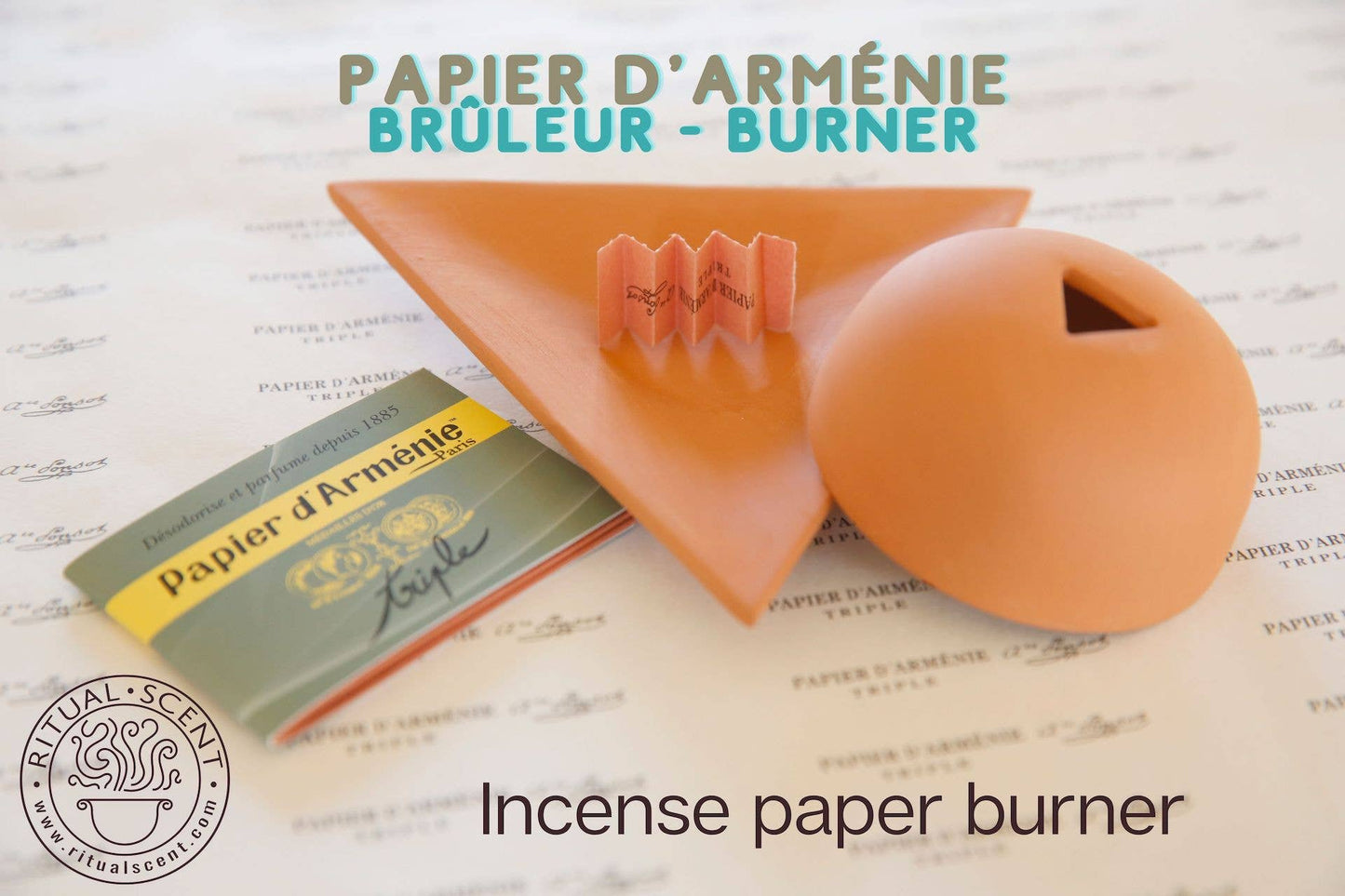 Ritual Scent - Papier d'Arménie French Incense paper booklets (darmenie): Traditional