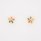 Paulina Otero - Multi-Color Flower Stud Earrings
