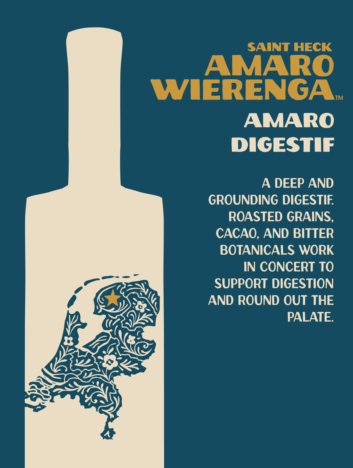 Saint Heck - Amaro Wierenga - 750ml