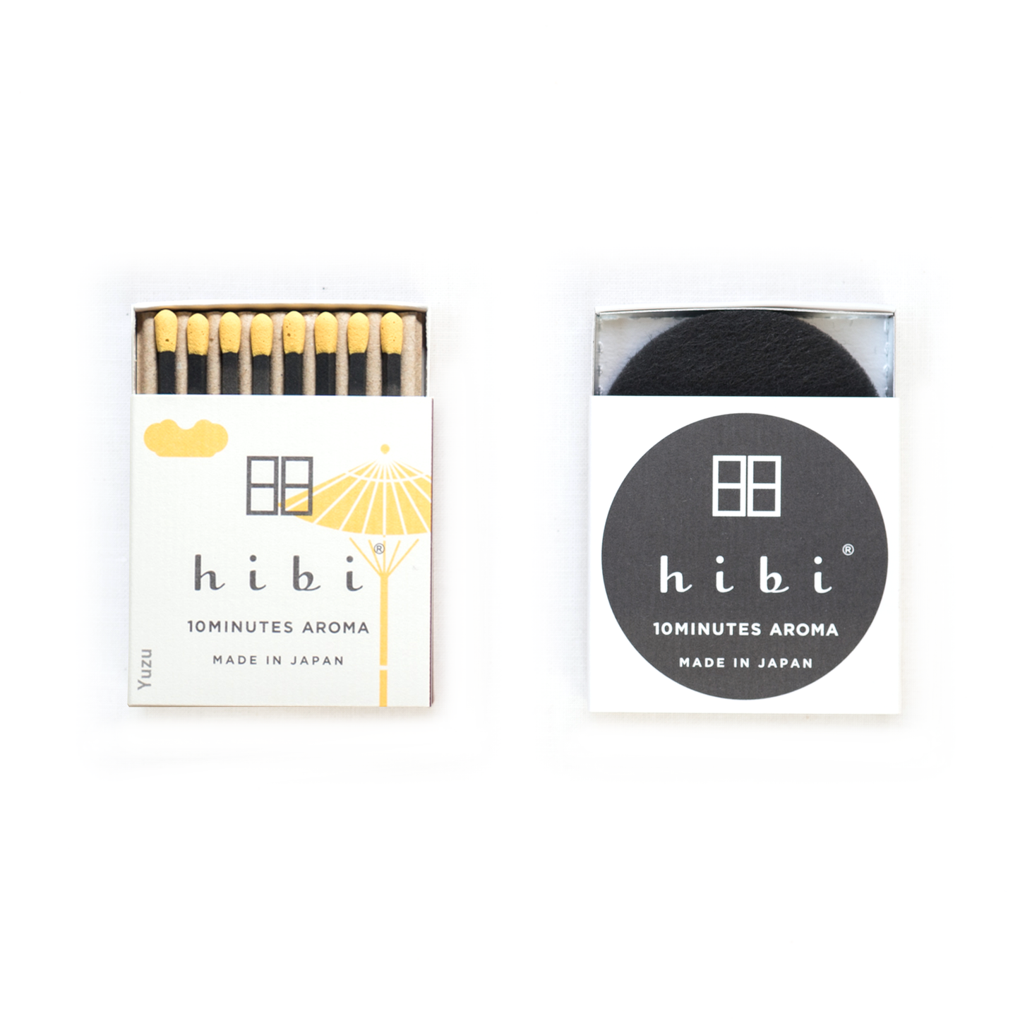 Hibi - Box of 8 Incense Matches: Citronella