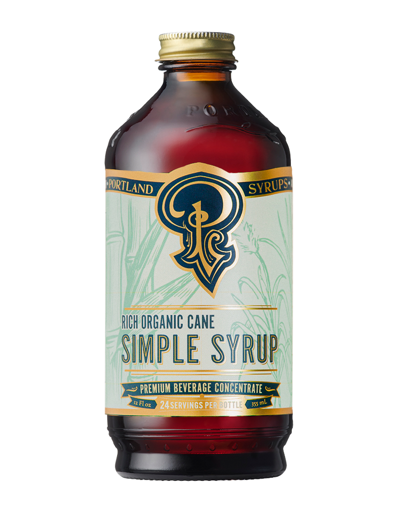 Portland Syrups - Organic Cane Sugar Simple Syrup 12 oz