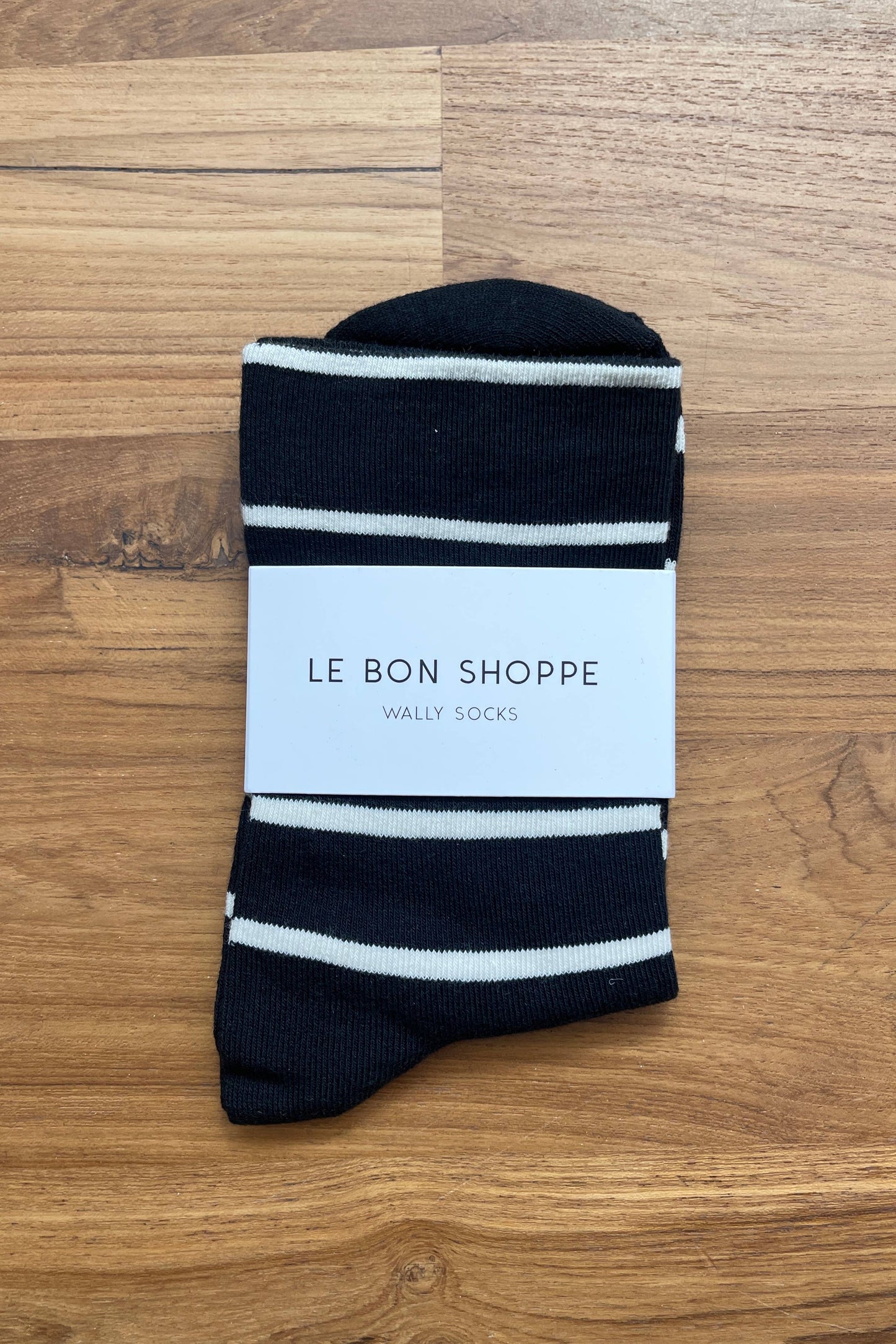 Le Bon Shoppe - Wally Socks: Wide / Green Stripe