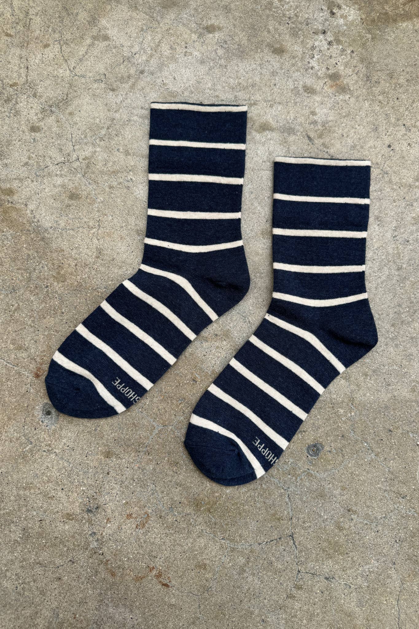 Le Bon Shoppe - Wally Socks: Wide / Green Stripe