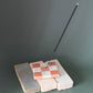 BOTANICA - Marble Checks Incense Holder: Rainbow Marble Check