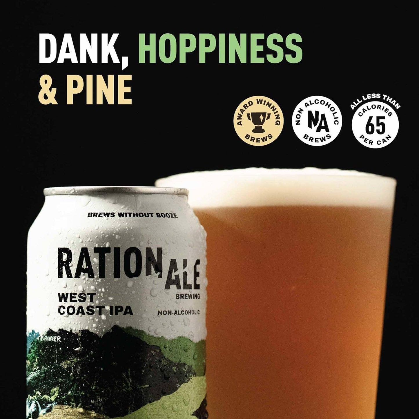 RationAle Brewing - West Coast IPA - Non-Alcoholic Craft Brew- RationAle Brewing: