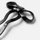 CHUNKS - Bow Hairpin in Small Black