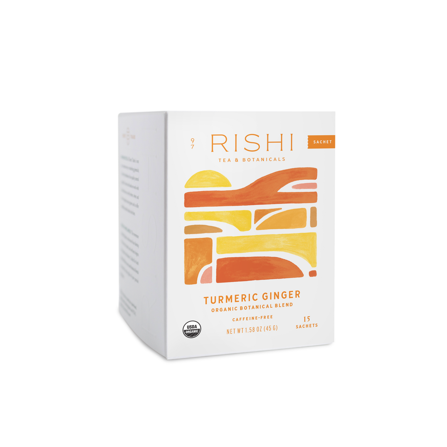 Rishi Tea & Botanicals - Turmeric Ginger Organic Herbal Tea Sachets