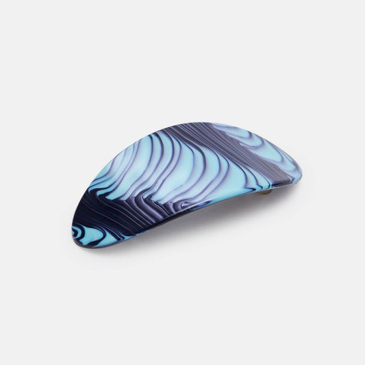 CHUNKS - Oval Barrette in Ripple
