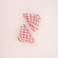 Paulina Otero - Small Pyramid Hair-Claw in Pink Checkerboard