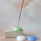 BOTANICA - Bubble Incense Holder: Jade Milk Glass