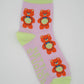 Nettle Studios - Women’s Cotton Ankle Socks - Cinnamon Bears