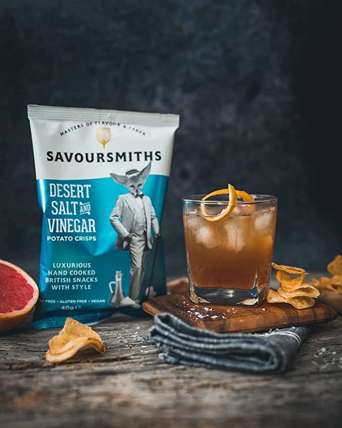 Savoursmiths Desert Salt and Vinegar Potato Crisps