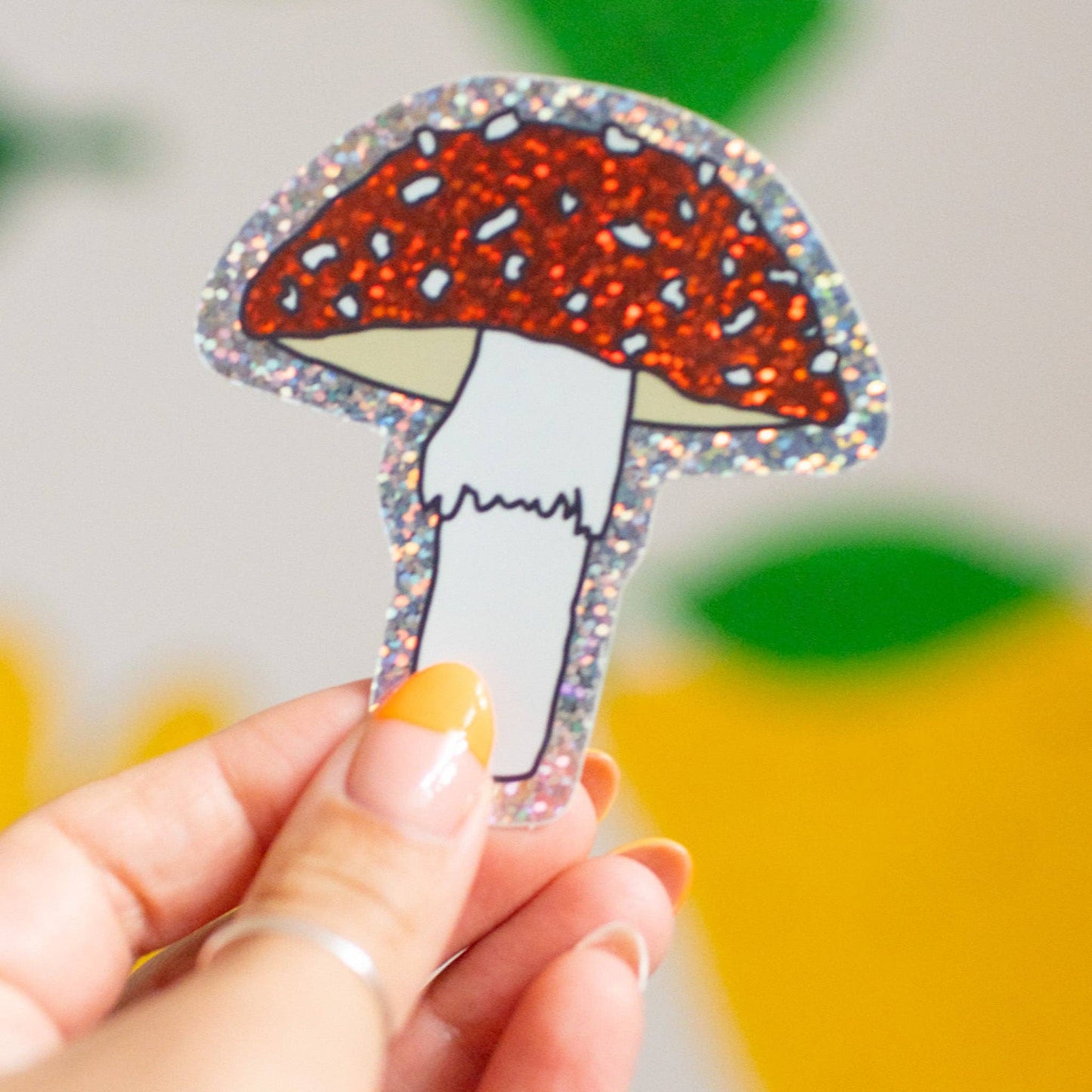 Jenny Lemons - Glitter Mushroom Sticker