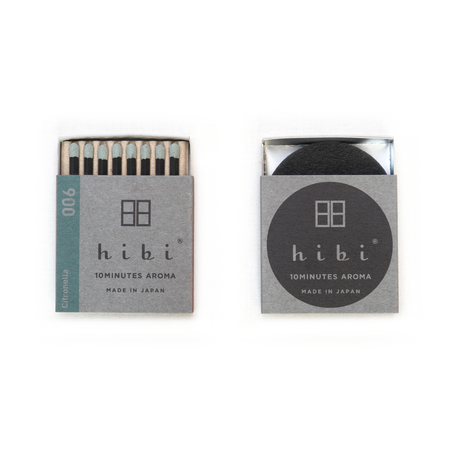 Hibi - Box of 8 Incense Matches: Ambergris