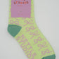Nettle Studios - Women’s Cotton Ankle Socks - Limelight Bows