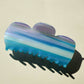 Paulina Otero - Vase Hair-Claw in Blue Stripes