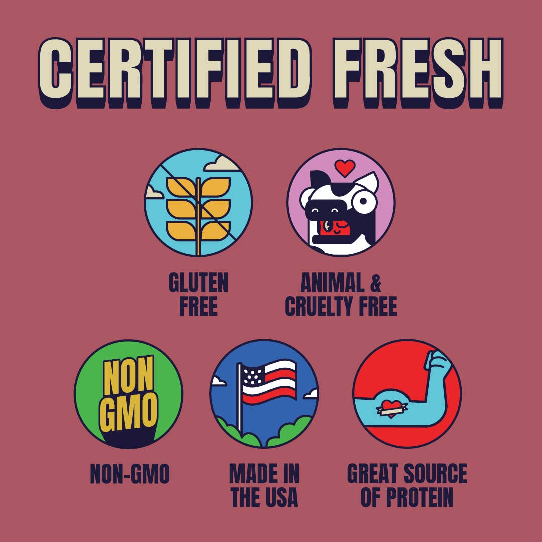 Louisville Vegan Jerky Co. - Vegan & Plant Based Maple Bacon Jerky 3 oz: Single Bag