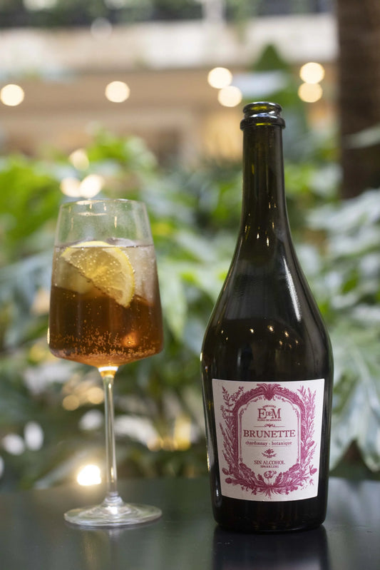 Brunette/botanical-infused chardonnay by Domaine EdeM