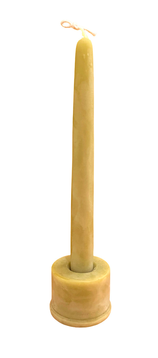 Wacks - All Beeswax Taper and Holder