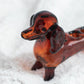 Wiener Dog Triple Bowl Pipe